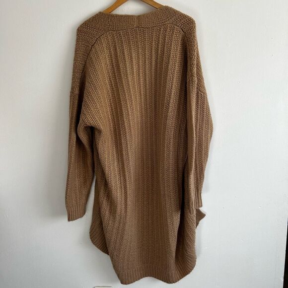 Heartloom Revolve Full Length Open Front Tan Duster Cardigan Size S Neutral - Picture 6 of 10